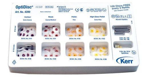 Kerr OptiDisc (Bitirme ve polisaj diskleri) 4200- 240'lı Asorti Kit