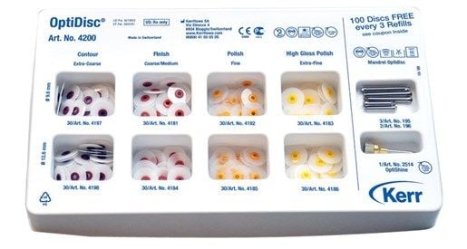 Kerr OptiDisc (Bitirme ve polisaj diskleri) 4182- İnce 9,6mm (100 adet)