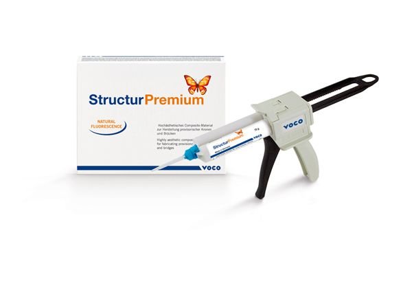 VOCO STRUCTURE PREMIUM (kimyasal olarak sertleşen geçici kron köprü materyali) A2