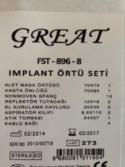 CERRAHİ İMPLANT ÖRTÜ SETİ