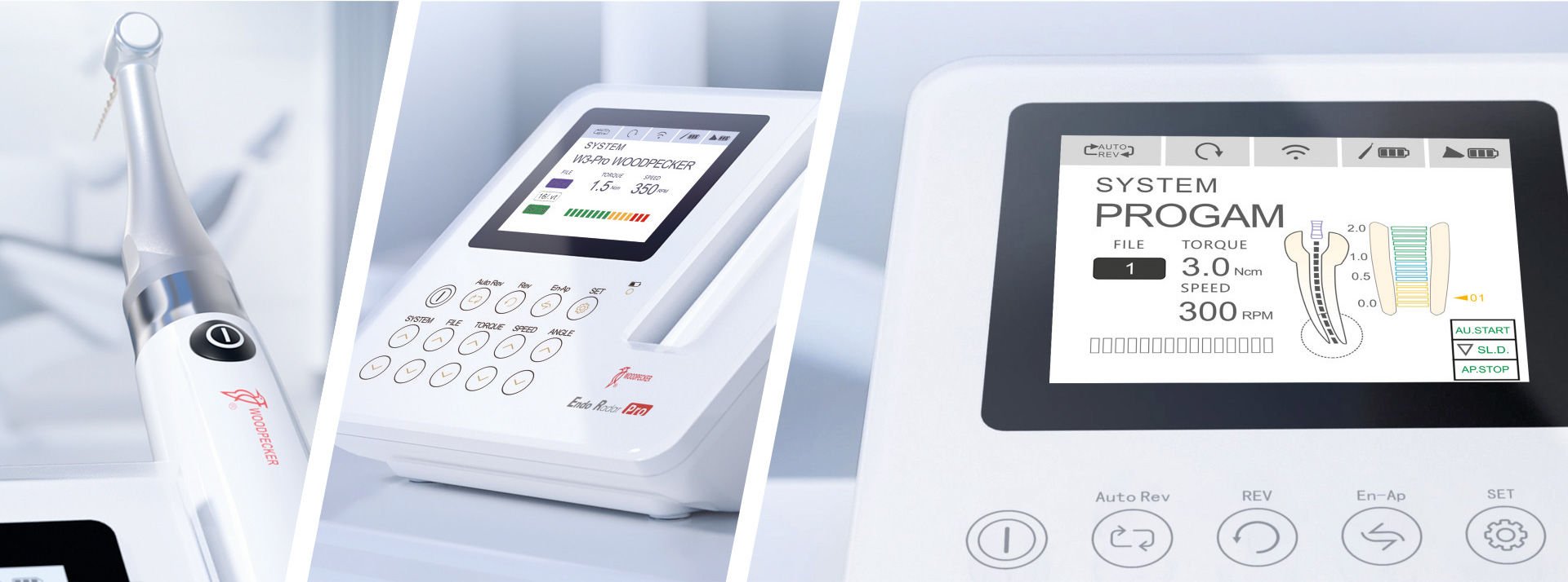 Woodpecker Endo Radar Pro - Apex buluculu ışıklı endo motor