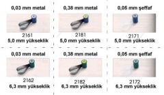 SuperCap 2182 Çelik 0,038 6,3mm